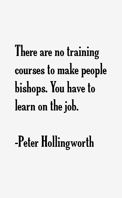 Peter Hollingworth Quotes
