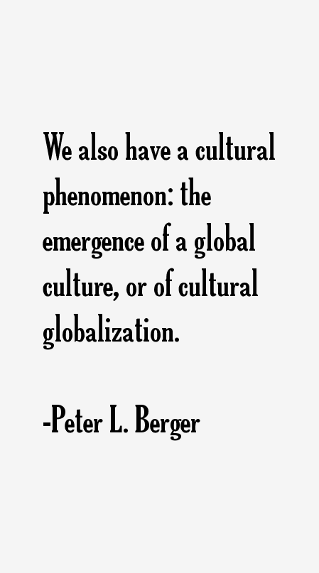 Peter L. Berger Quotes
