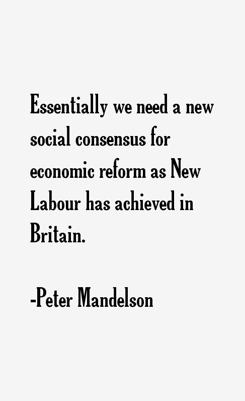 Peter Mandelson Quotes