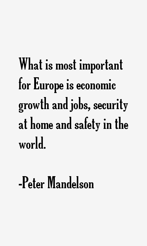 Peter Mandelson Quotes