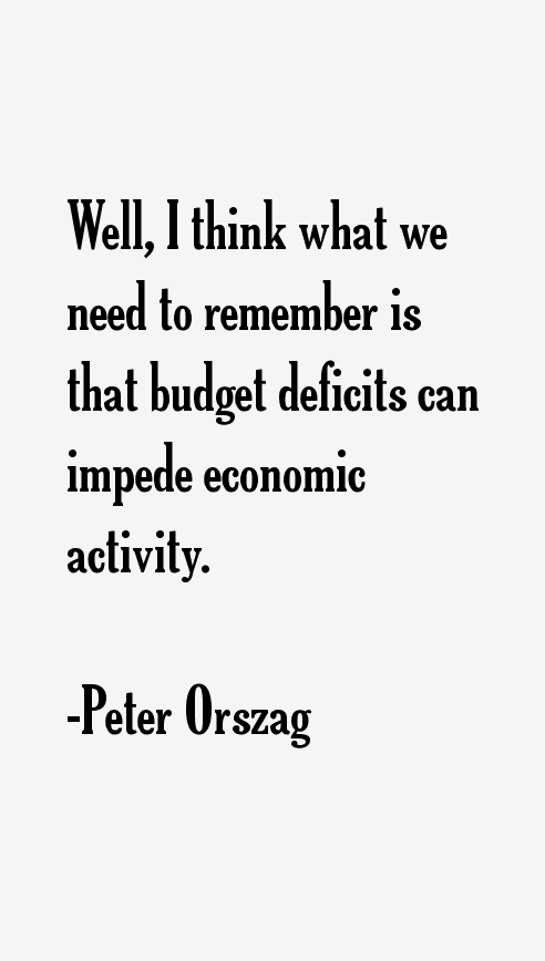 Peter Orszag Quotes