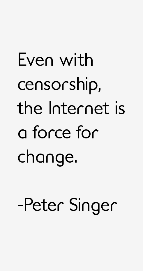 Peter Singer Quotes