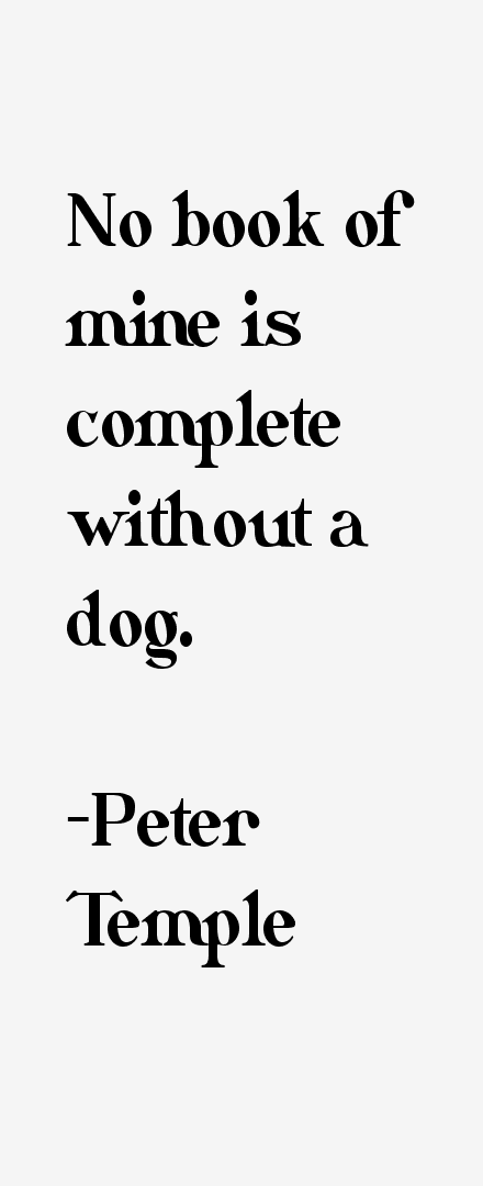 Peter Temple Quotes
