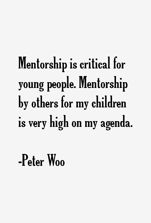 Peter Woo Quotes
