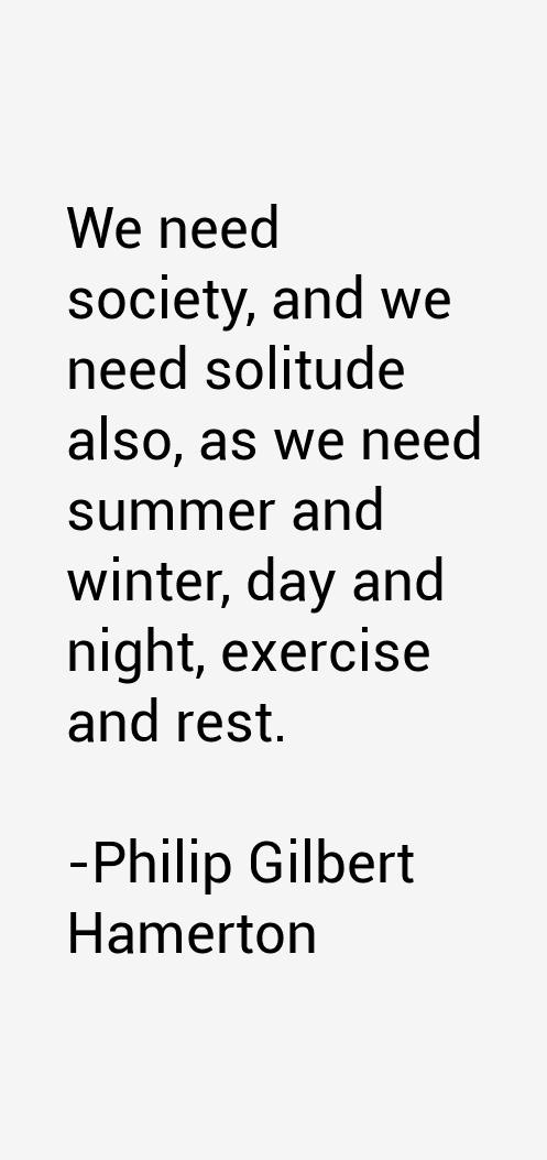 Philip Gilbert Hamerton Quotes