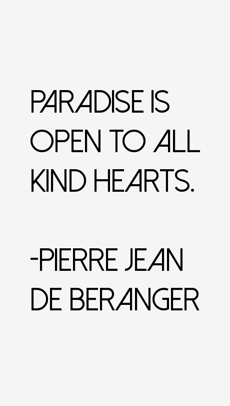 Pierre Jean de Beranger Quotes