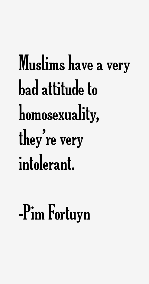 Pim Fortuyn Quotes