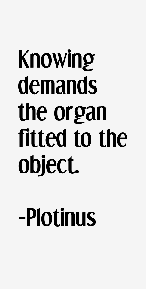 Plotinus Quotes