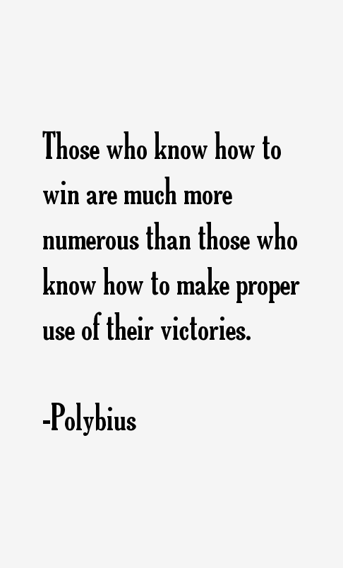 Polybius Quotes