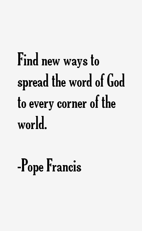 Pope Francis Quotes