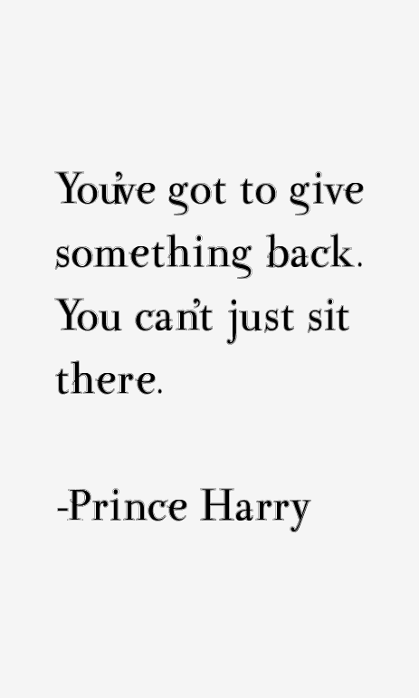 Prince Harry Quotes