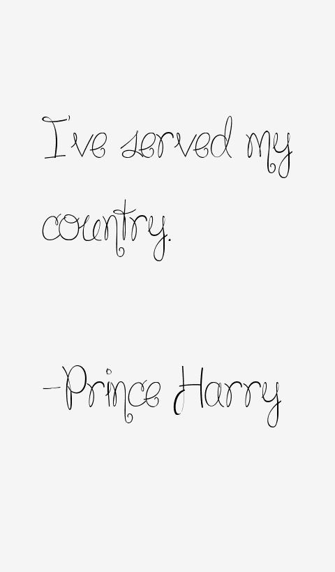 Prince Harry Quotes
