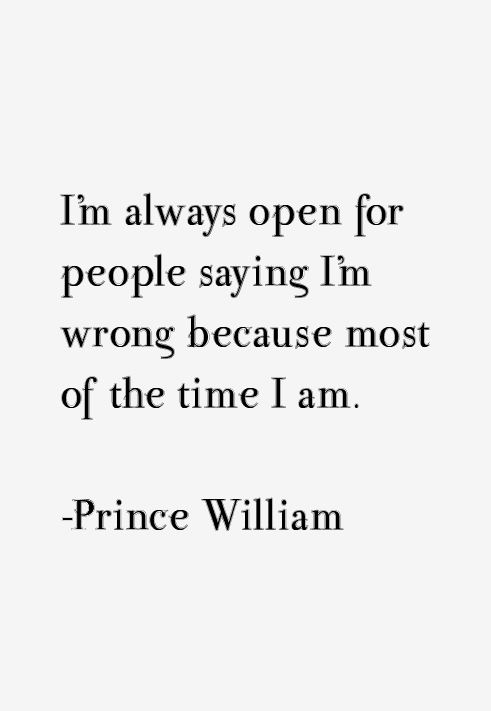 Prince William Quotes