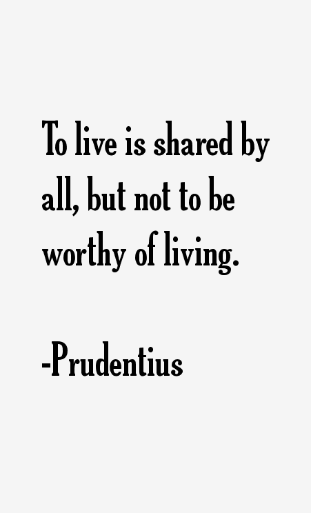 Prudentius Quotes