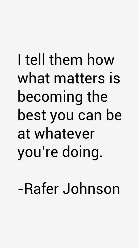 Rafer Johnson Quotes