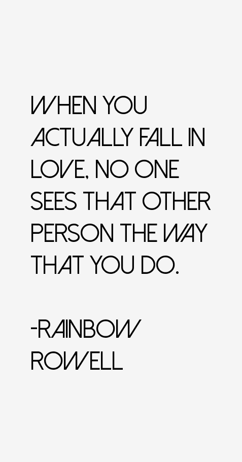 Rainbow Rowell Quotes