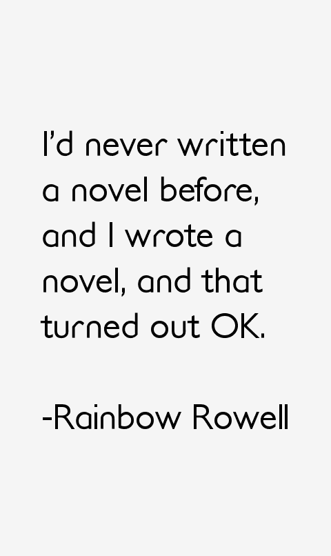 Rainbow Rowell Quotes