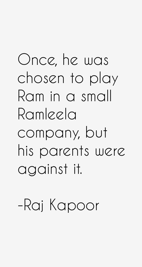 Raj Kapoor Quotes