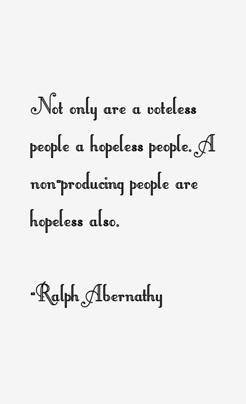Ralph Abernathy Quotes