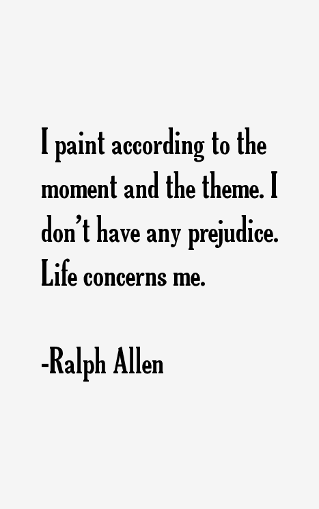 Ralph Allen Quotes