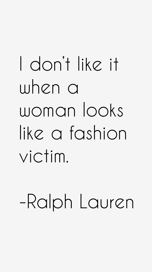 Ralph Lauren Quotes