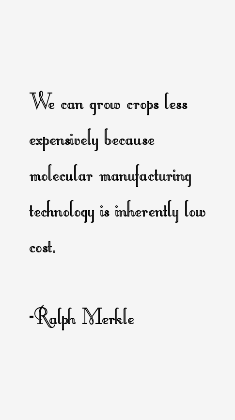 Ralph Merkle Quotes