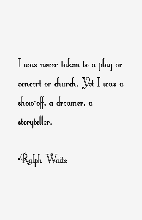 Ralph Waite Quotes