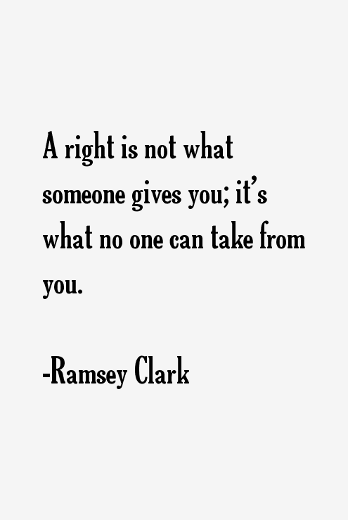 Ramsey Clark Quotes