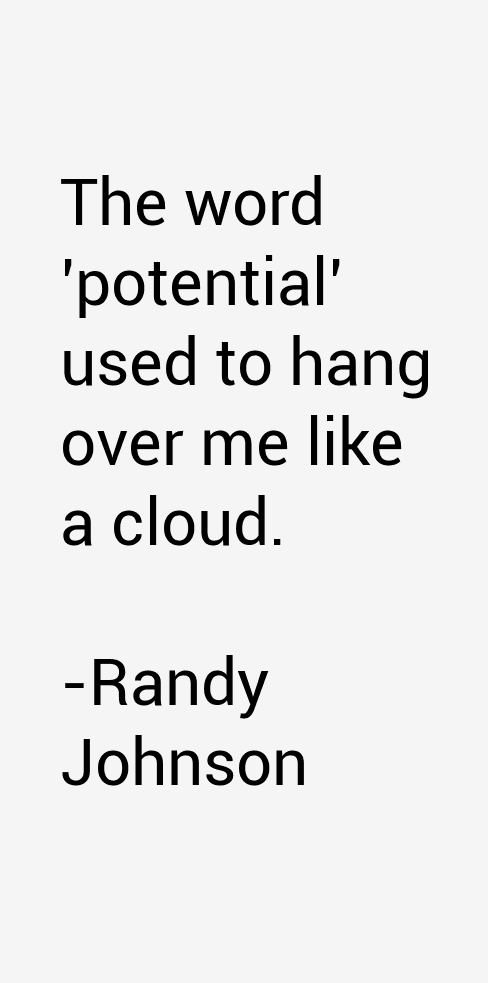 Randy Johnson Quotes