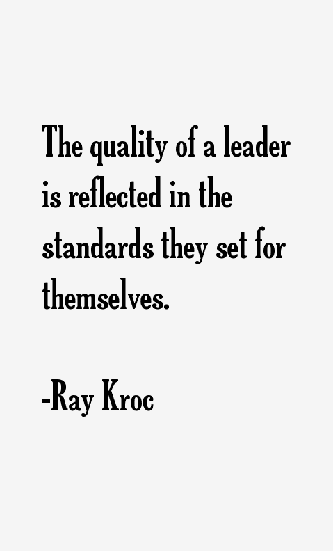 Ray Kroc Quotes