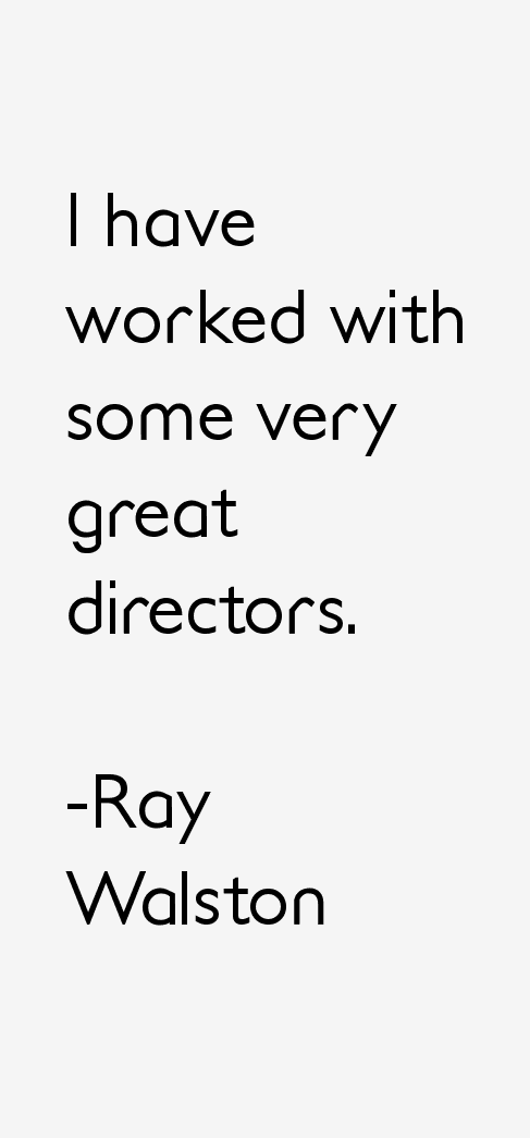 Ray Walston Quotes
