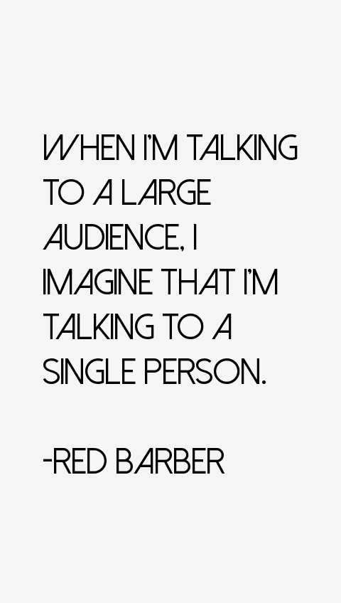 Red Barber Quotes