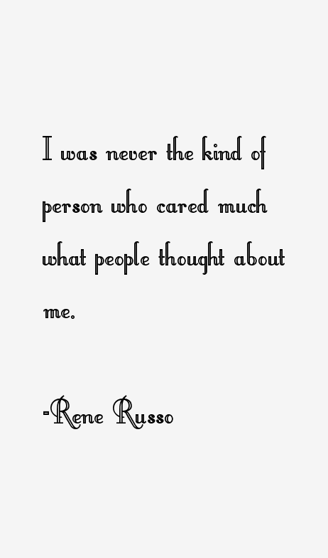 Rene Russo Quotes