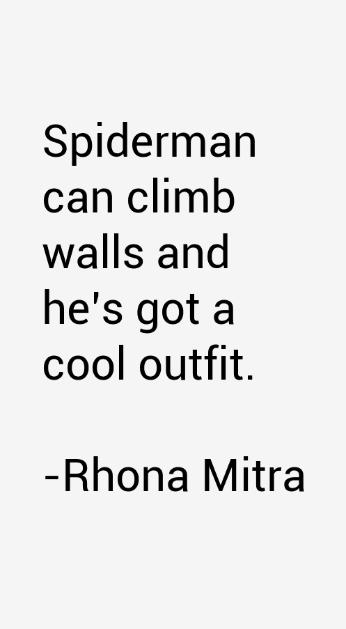 Rhona Mitra Quotes