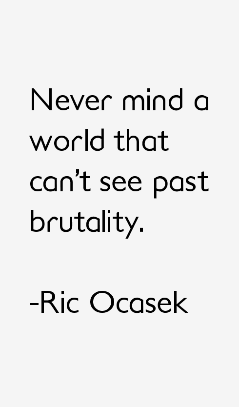 Ric Ocasek Quotes
