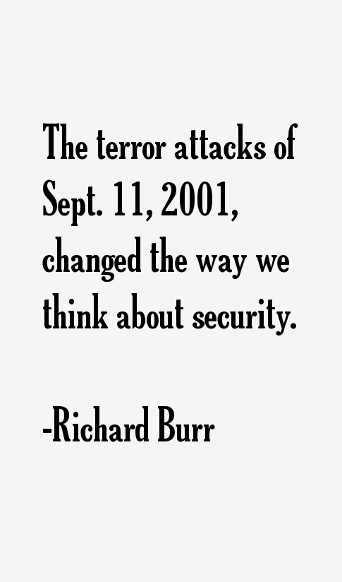 Richard Burr Quotes