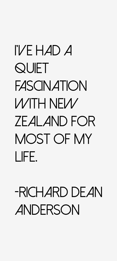 Richard Dean Anderson Quotes