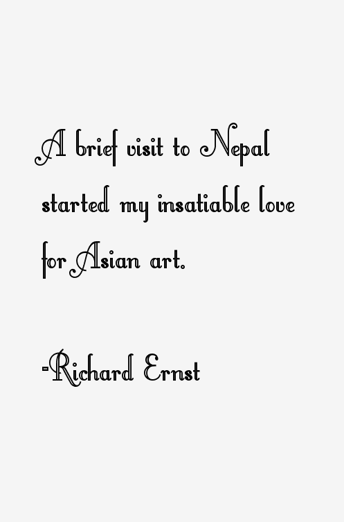 Richard Ernst Quotes