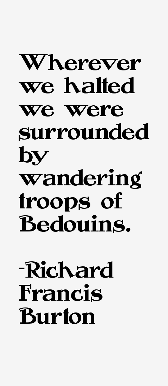 Richard Francis Burton Quotes