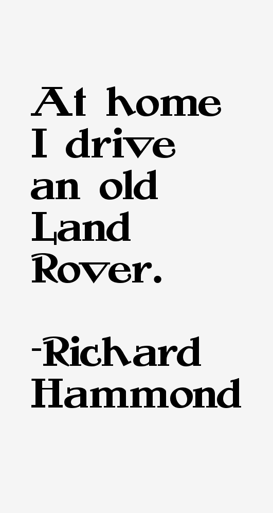 Richard Hammond Quotes