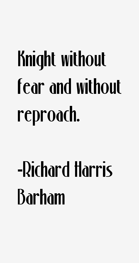 Richard Harris Barham Quotes