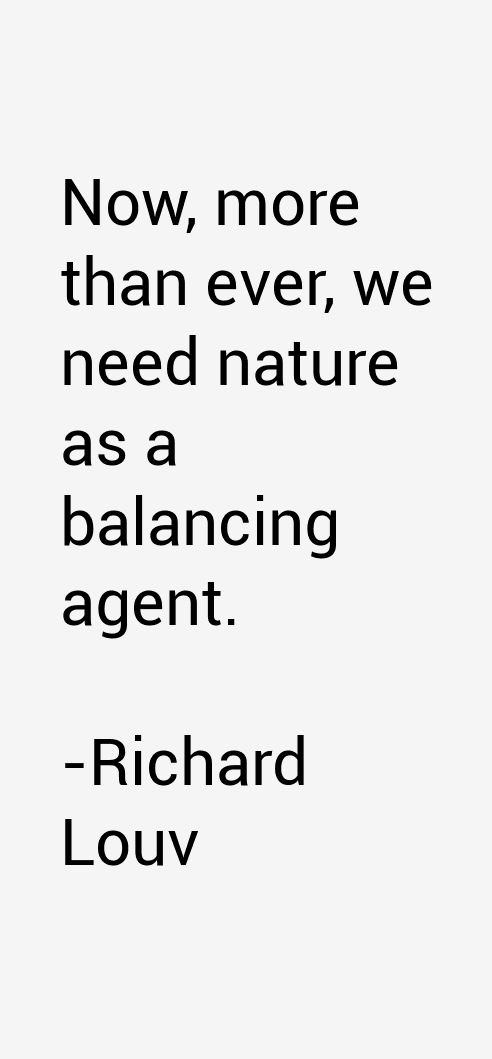 Richard Louv Quotes
