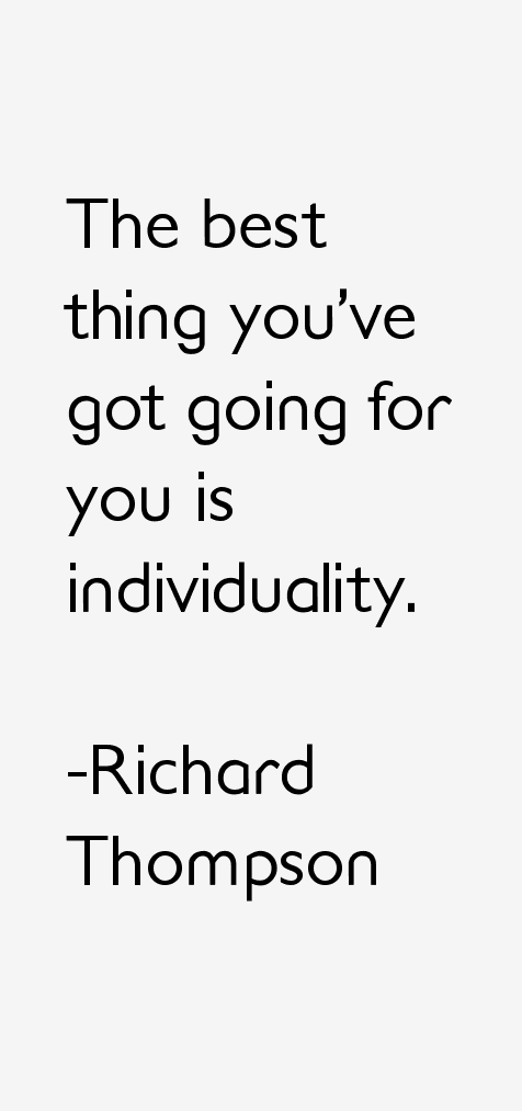 Richard Thompson Quotes