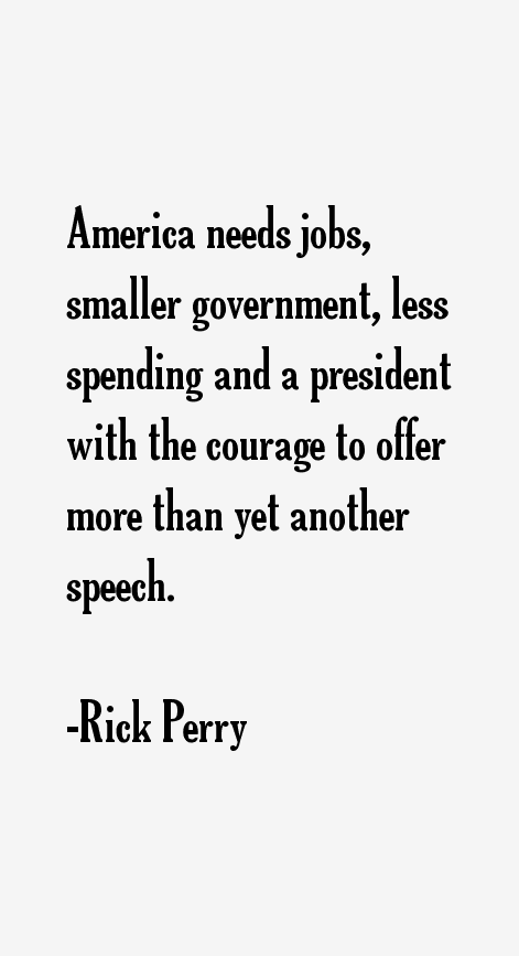 Rick Perry Quotes
