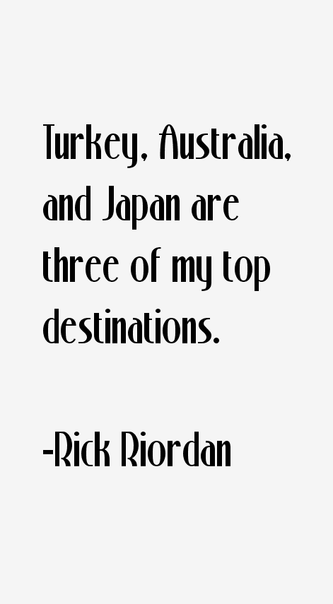 Rick Riordan Quotes