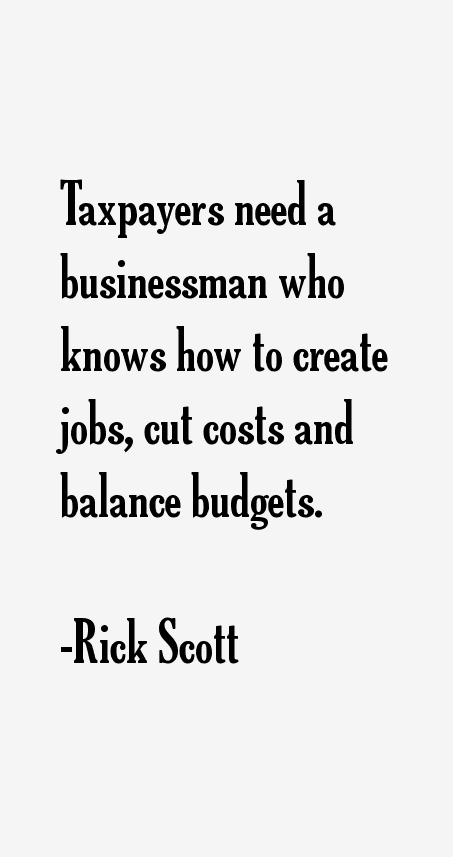 Rick Scott Quotes