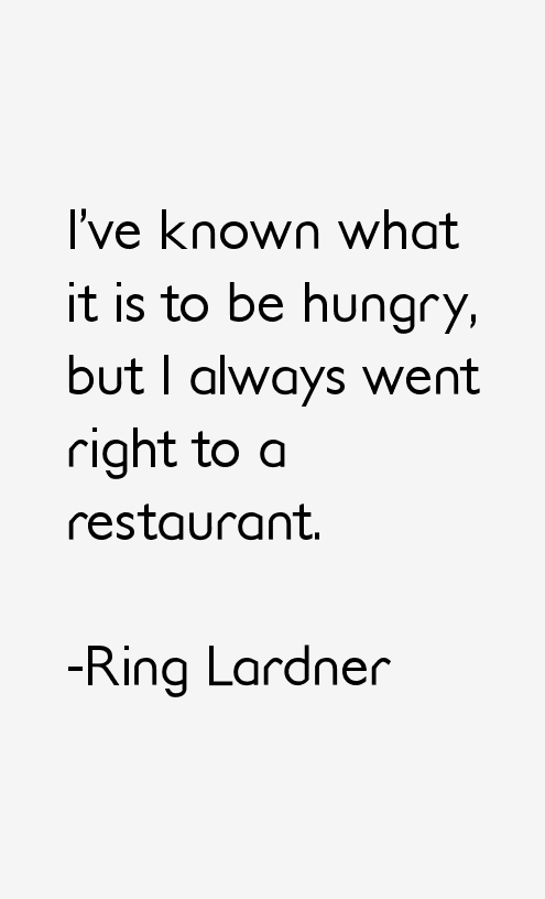 Ring Lardner Quotes