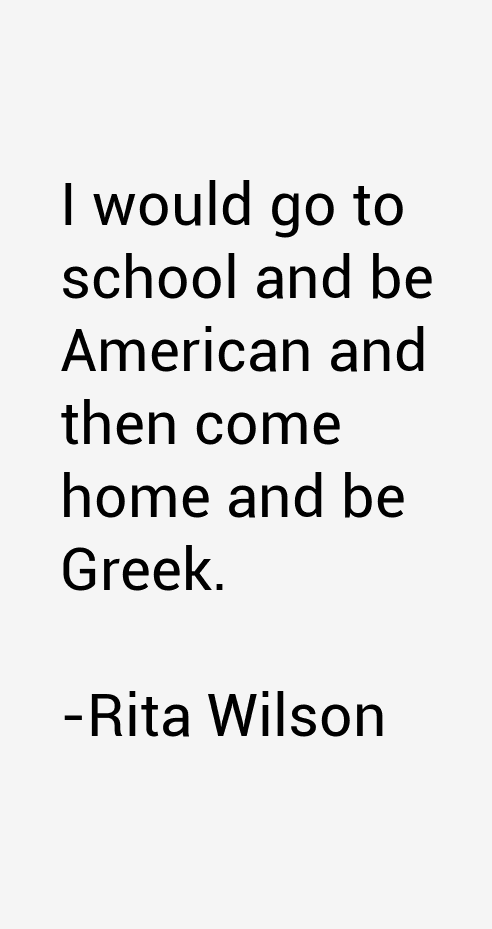 Rita Wilson Quotes