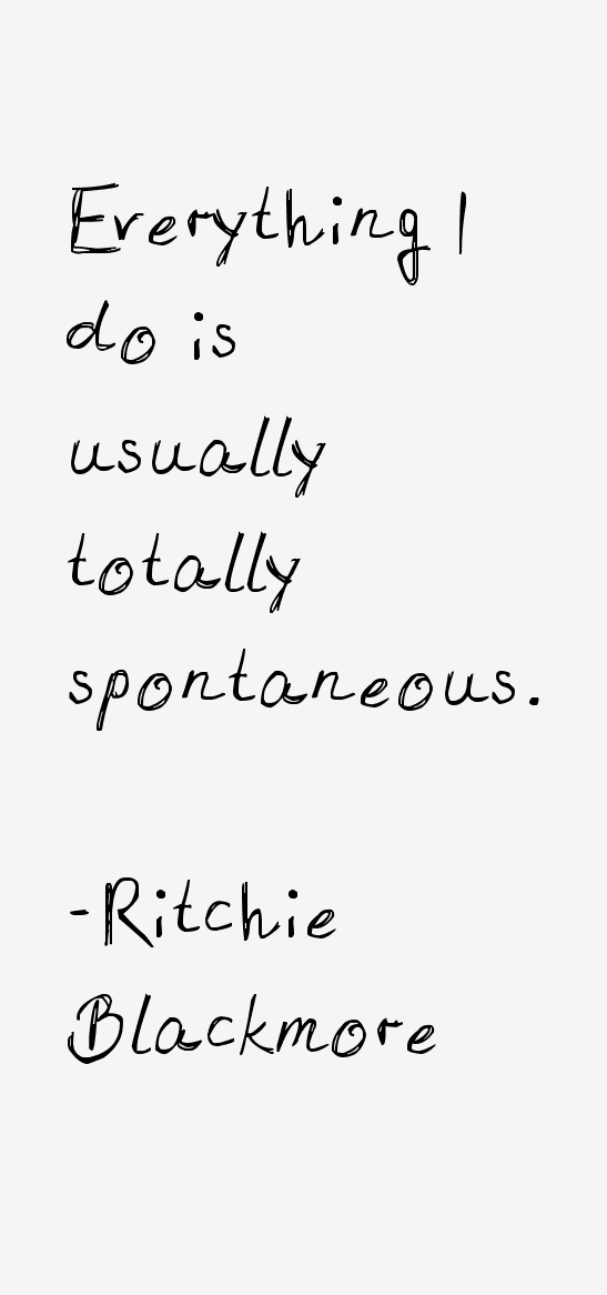 Ritchie Blackmore Quotes