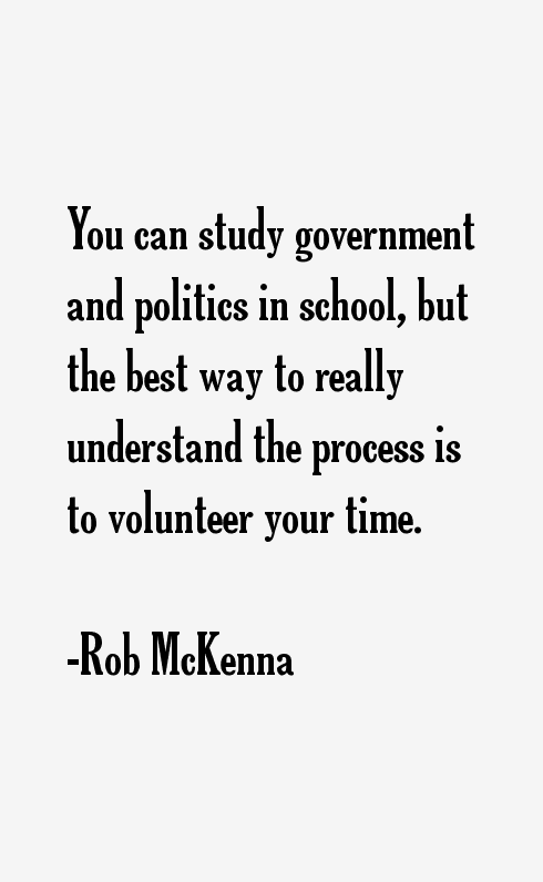 Rob McKenna Quotes